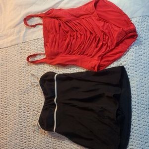 One piece swim suits (2)